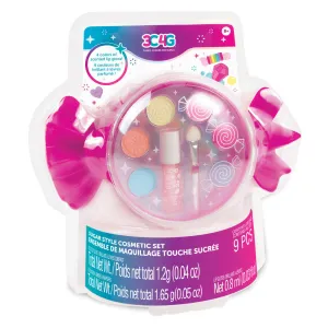 3C4G Sugar Style Cosmetic Set - 9pcs, Makeup Kit for Girls & Kids Ages 8 
