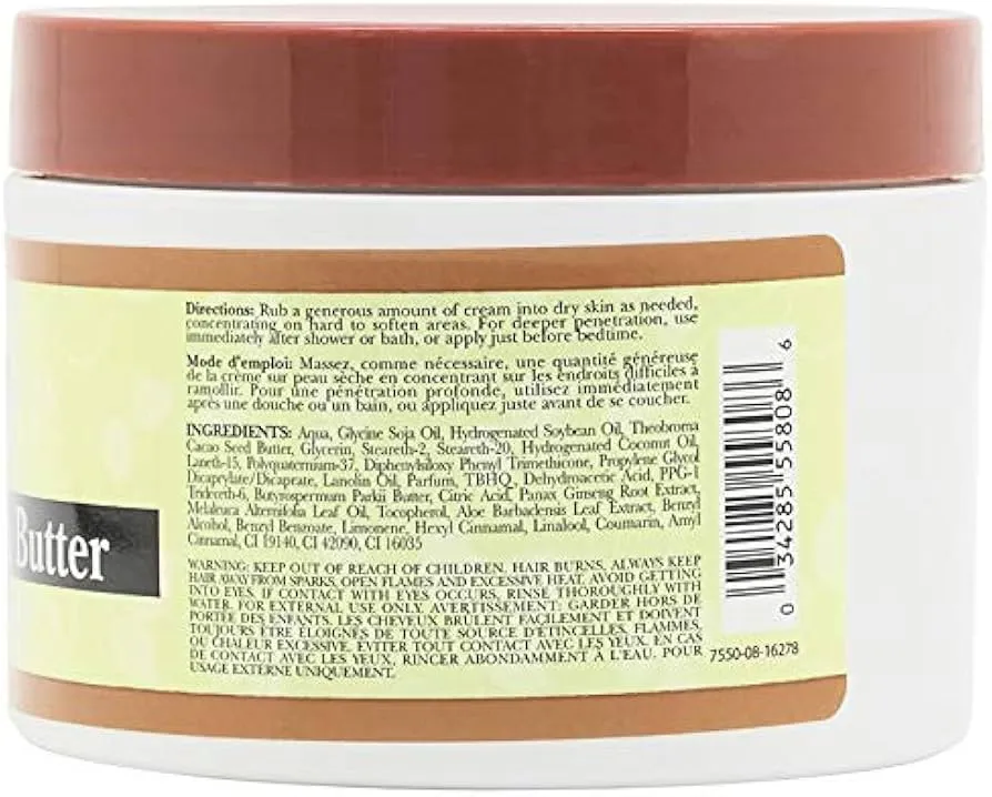 Africas Best Ultimate Organics Cocoa Butter And Shea Butter Cream 227g