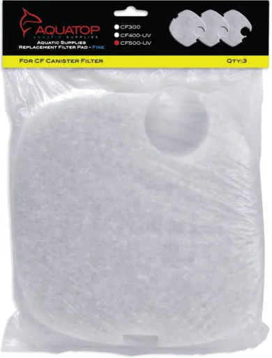 AQUATOP Replacement Pads for CF500-UV - 3pcs - Fine