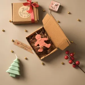 Assorted Gingerman Soy Candles for Christmas