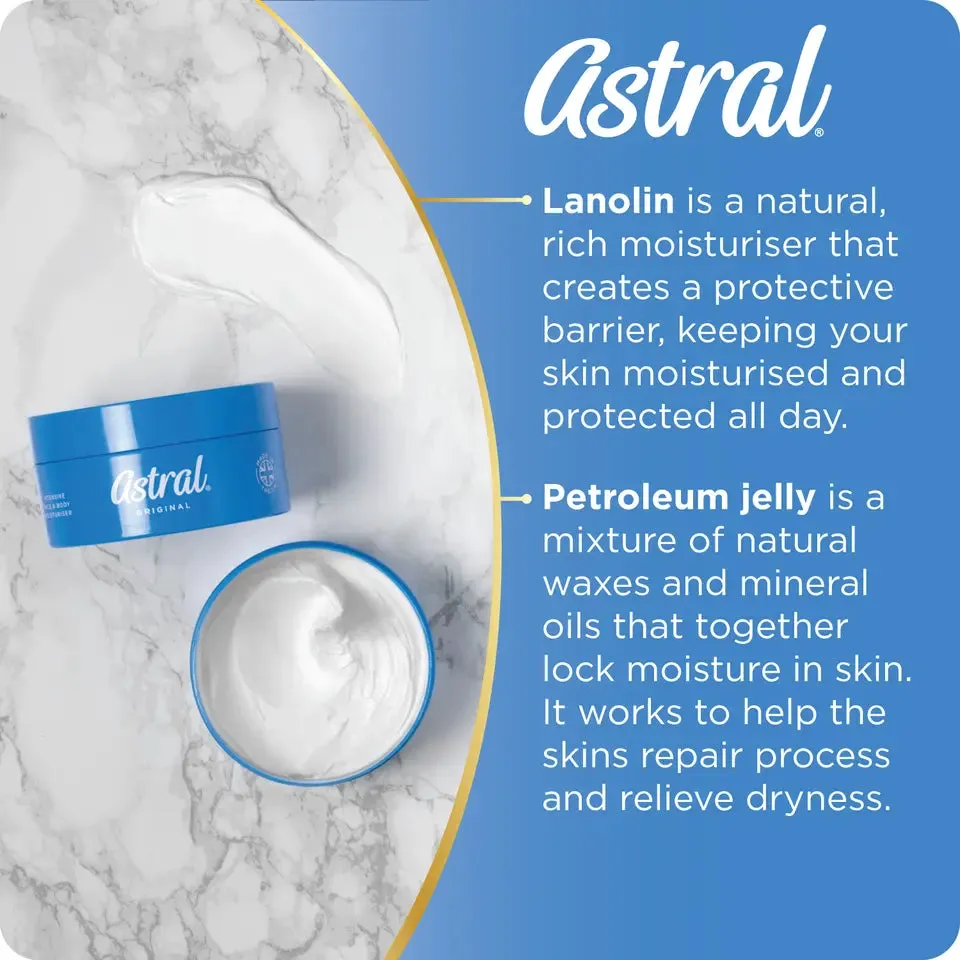 Astral Original Face And Body Intensive Moisturiser 50ml, 200ml & 500ml
