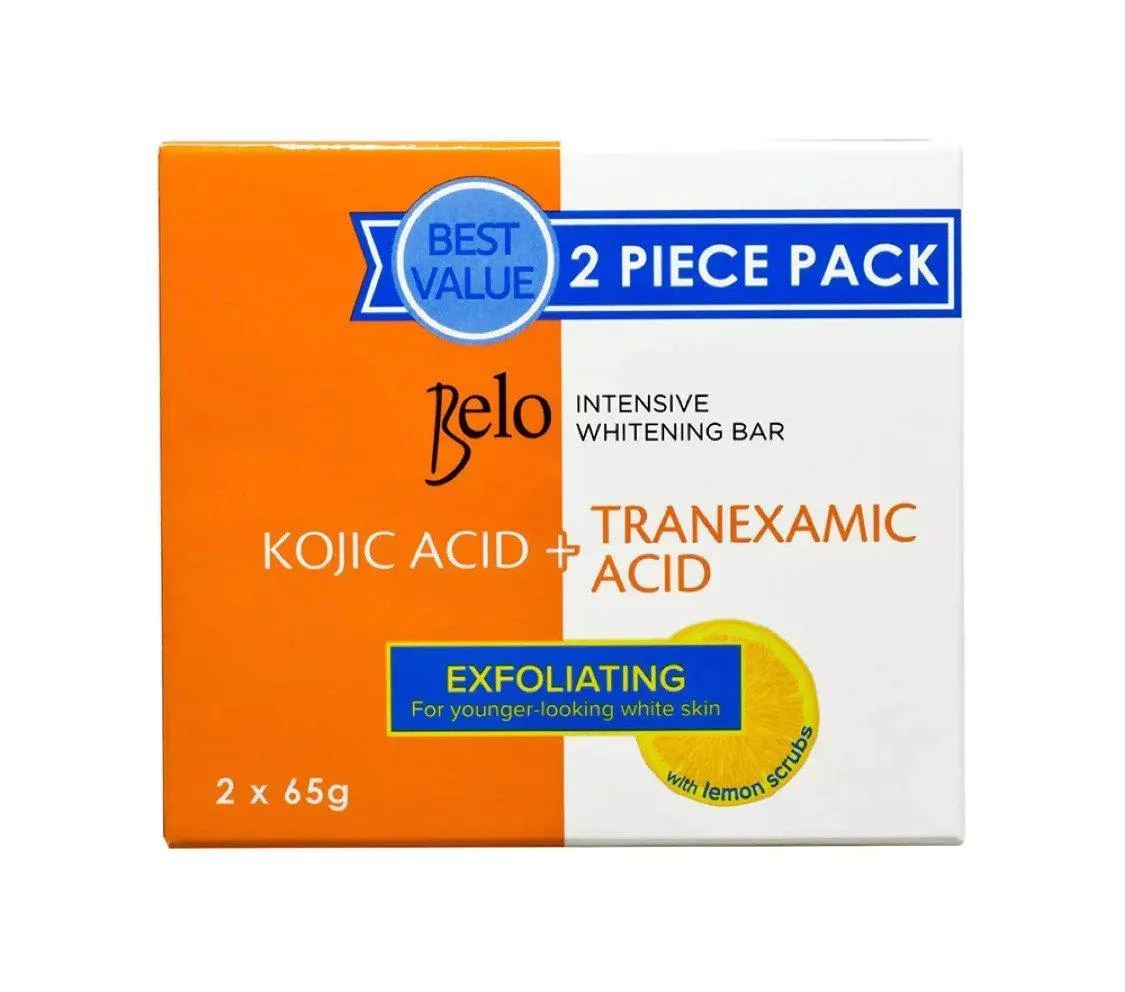 Belo Kojic Acid   Tranexamic Acid Exfoliating Soap 2 × 65g