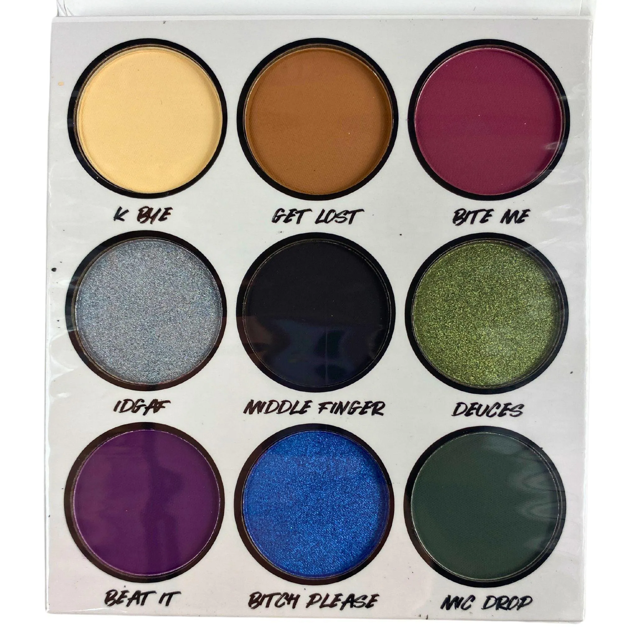 BH Cosmetics F*ck Off 9 color shadow palette (30 Pcs lot)