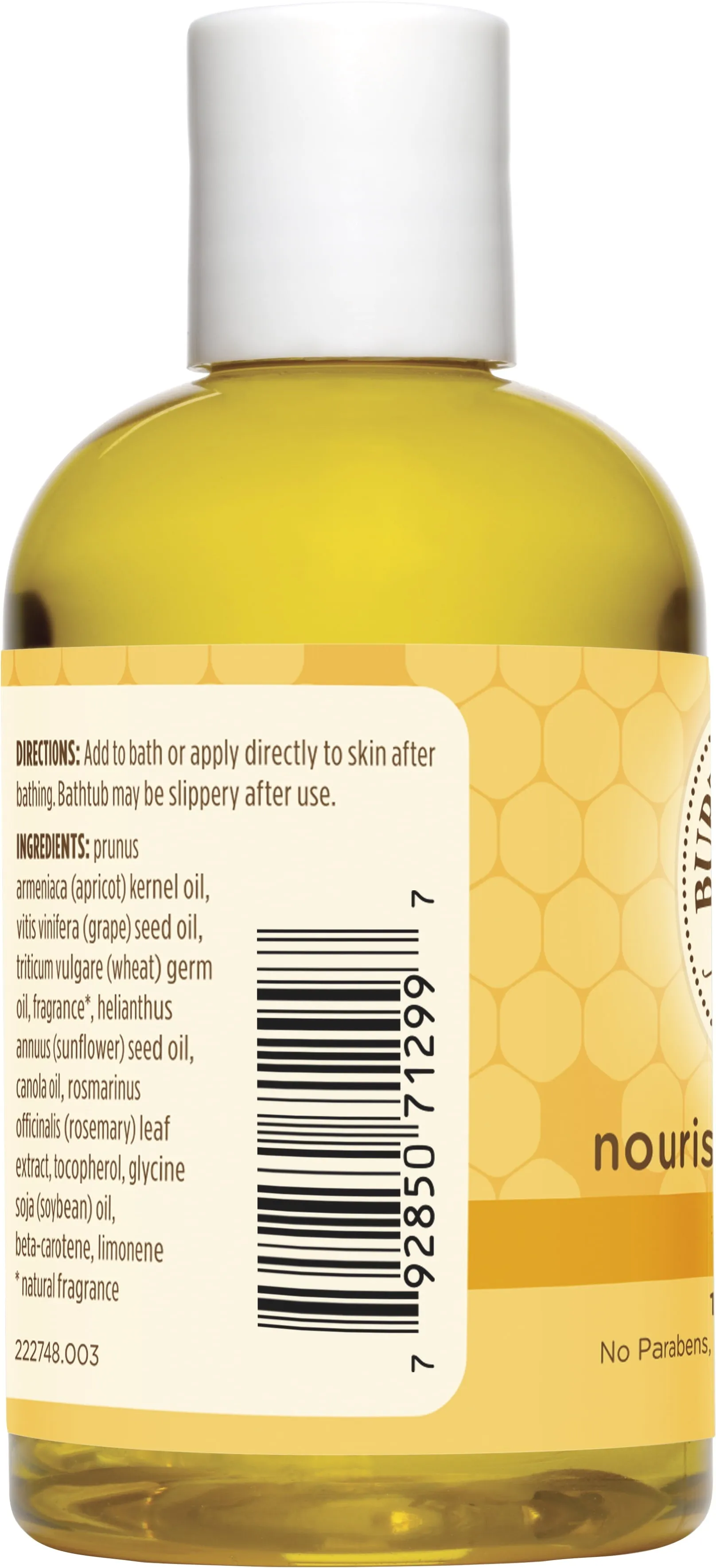 Burt's Bees Baby Nourishing Baby Oil, 100% Natural Origin Baby Skin Care - 4 Ounce Bottle