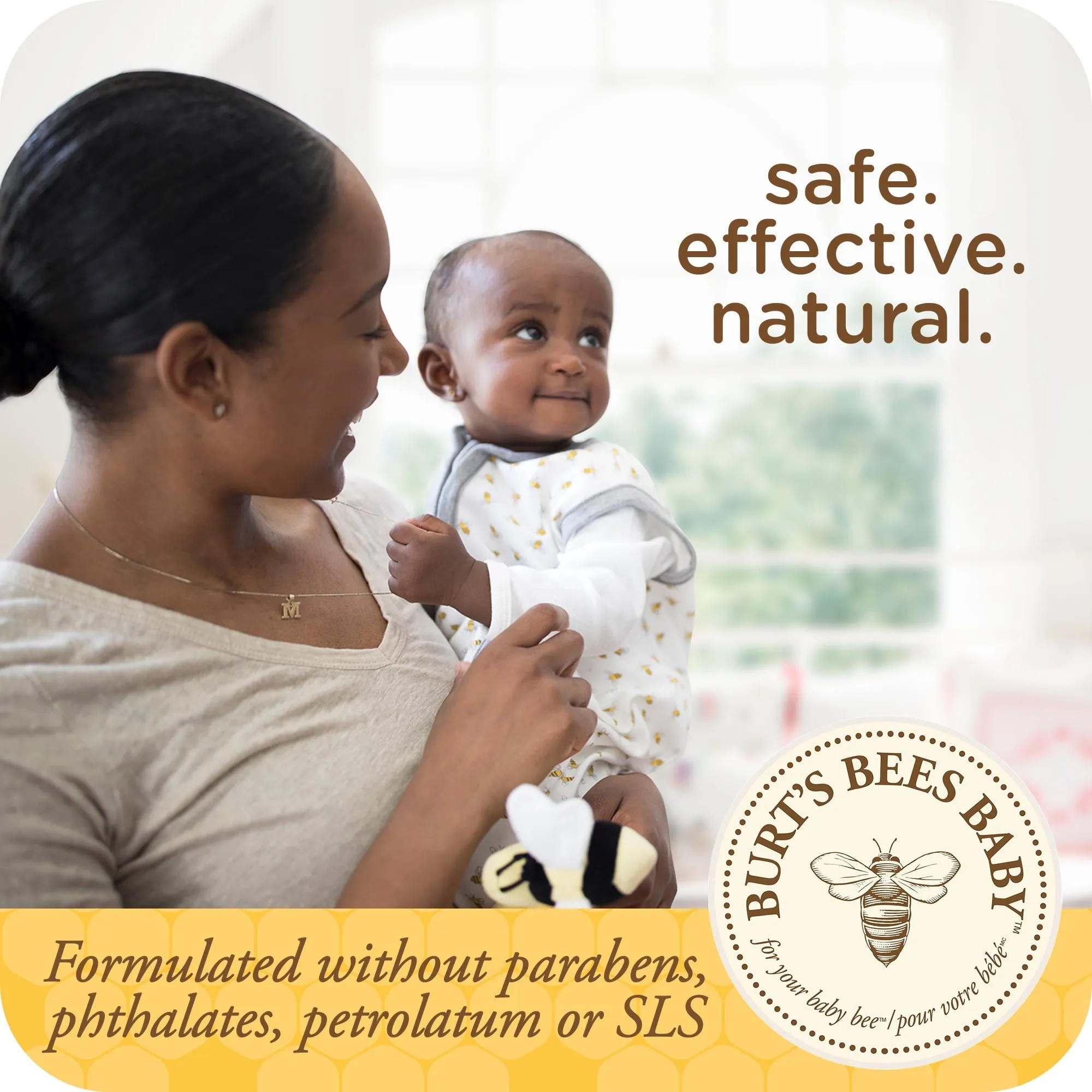 Burt's Bees Baby Nourishing Baby Oil, 100% Natural Origin Baby Skin Care - 4 Ounce Bottle