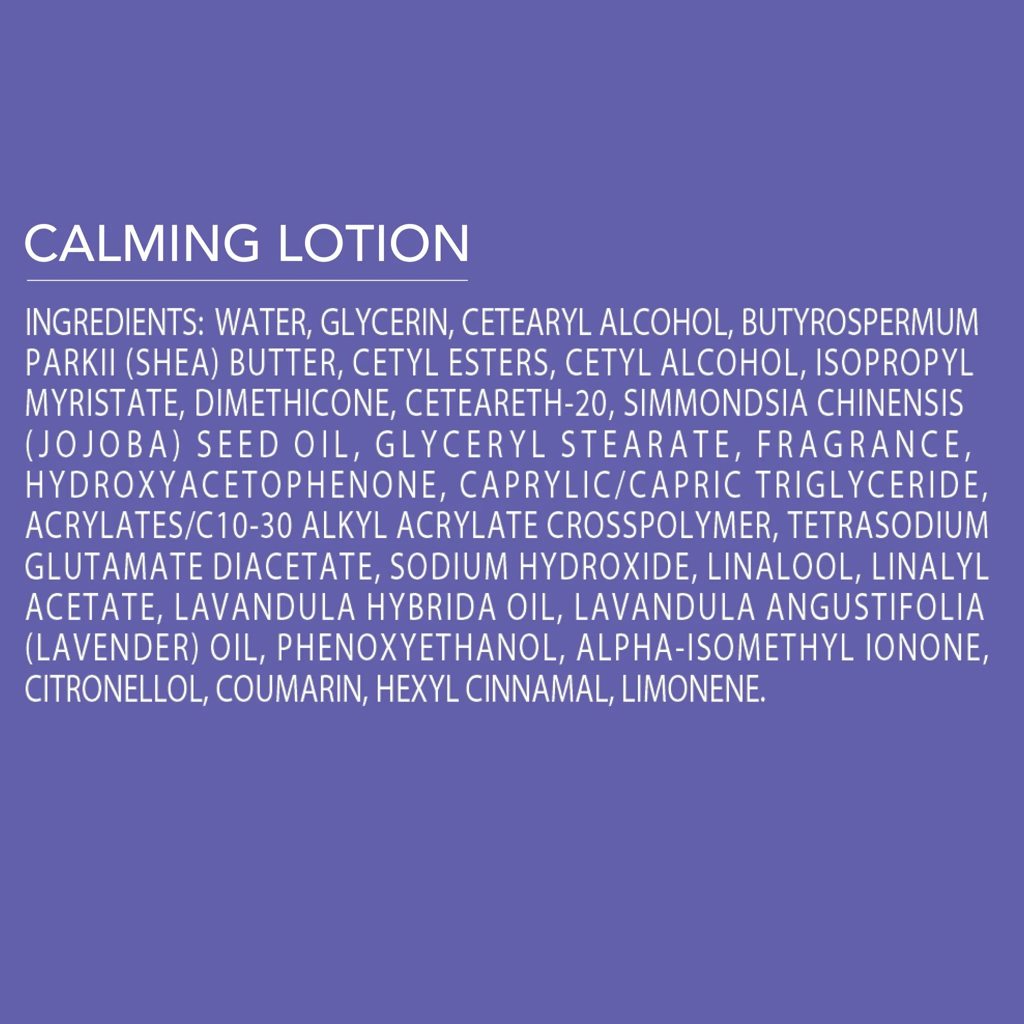 Calming Lotion