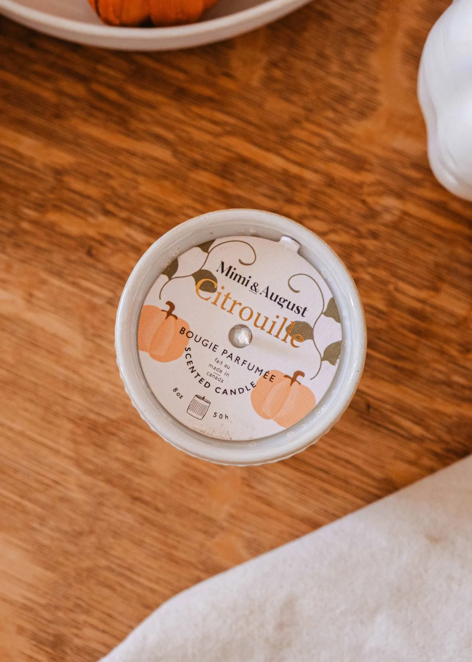 Citrouille - Reusable Candle