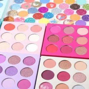 Colorful Luxury Vegan Eyeshadow Palette with Custom Branding Options