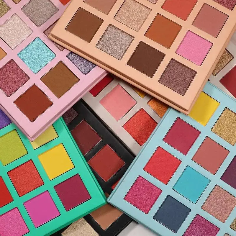 Colorful Luxury Vegan Eyeshadow Palette with Custom Branding Options