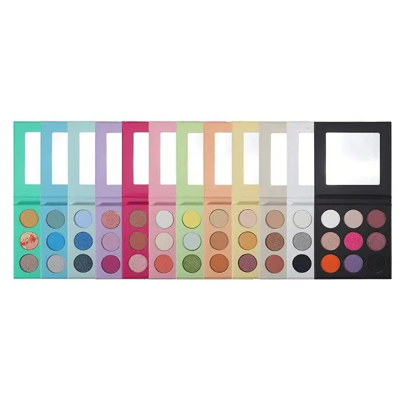 Colorful Luxury Vegan Eyeshadow Palette with Custom Branding Options