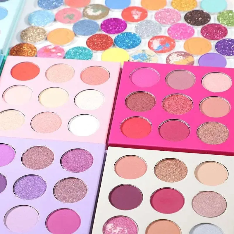 Colorful Luxury Vegan Eyeshadow Palette with Custom Branding Options