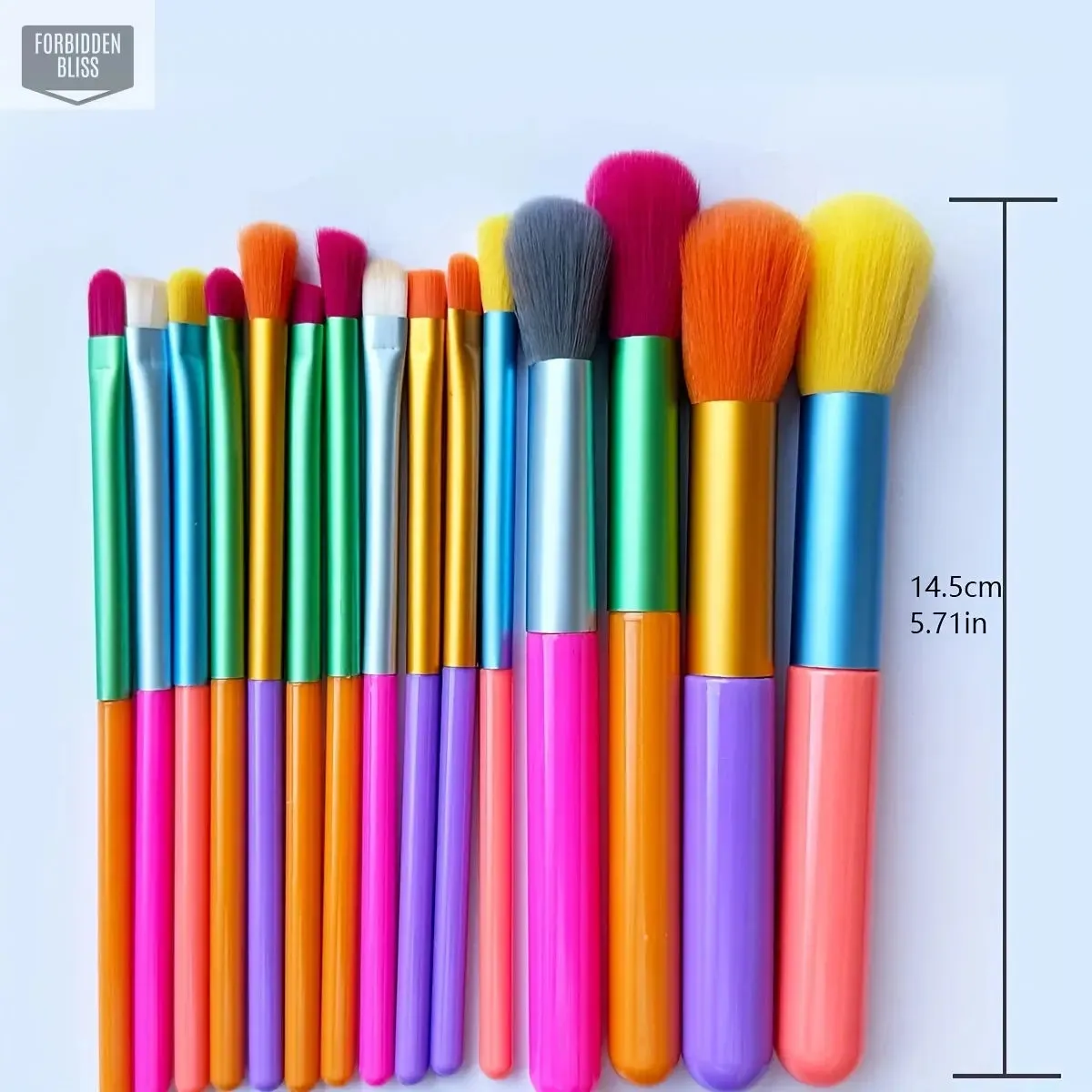 Colourful Makeup Brush Set