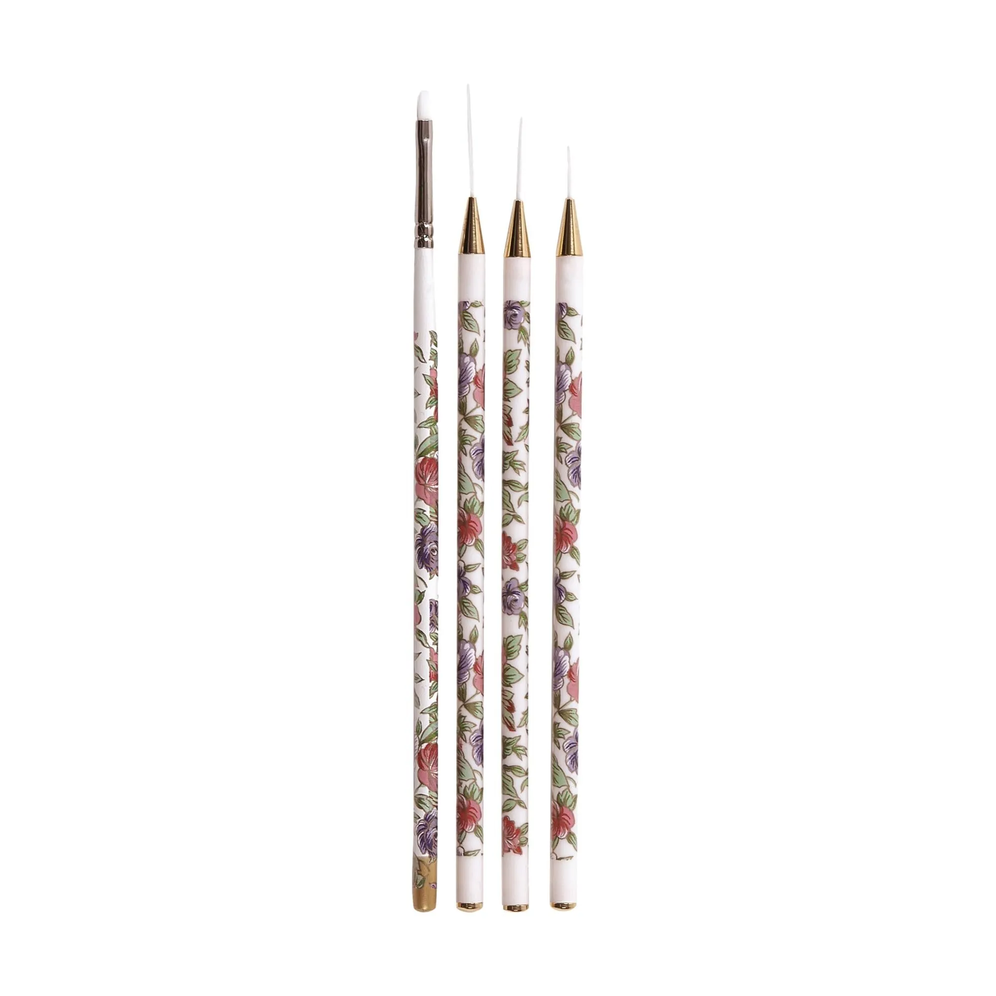 Cuccio Pro Nail Art Brushes, 4 Pack