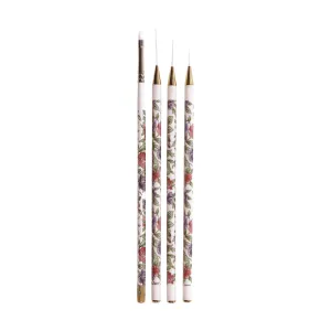 Cuccio Pro Nail Art Brushes, 4 Pack