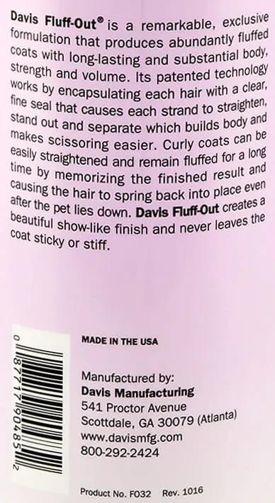 Davis Fluff-Out