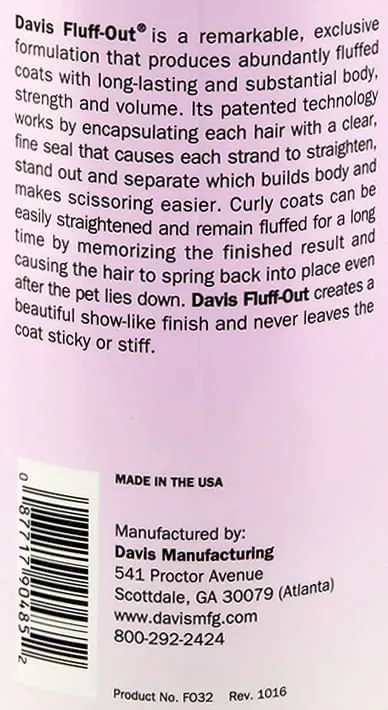Davis Fluff-Out
