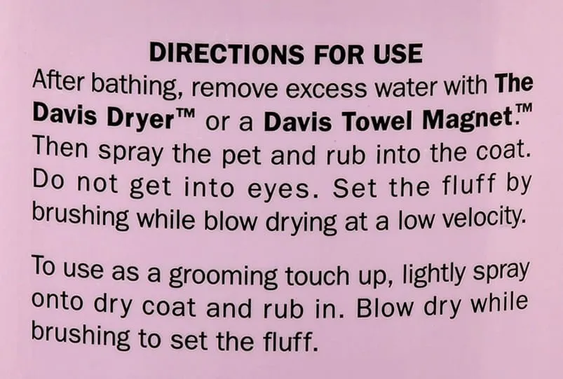 Davis Fluff-Out
