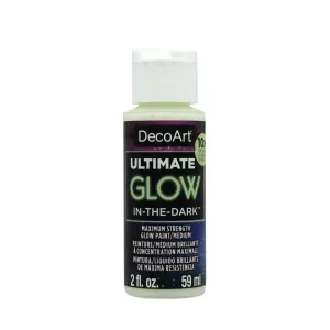 Deco Art Ultimate Glow In The Dark Acrylic Paint 59ml/ 2oz.