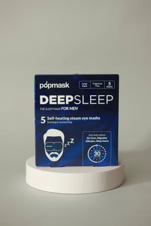 Deep Sleep Self-Heating Eye Masks for Men - 5 Pack
