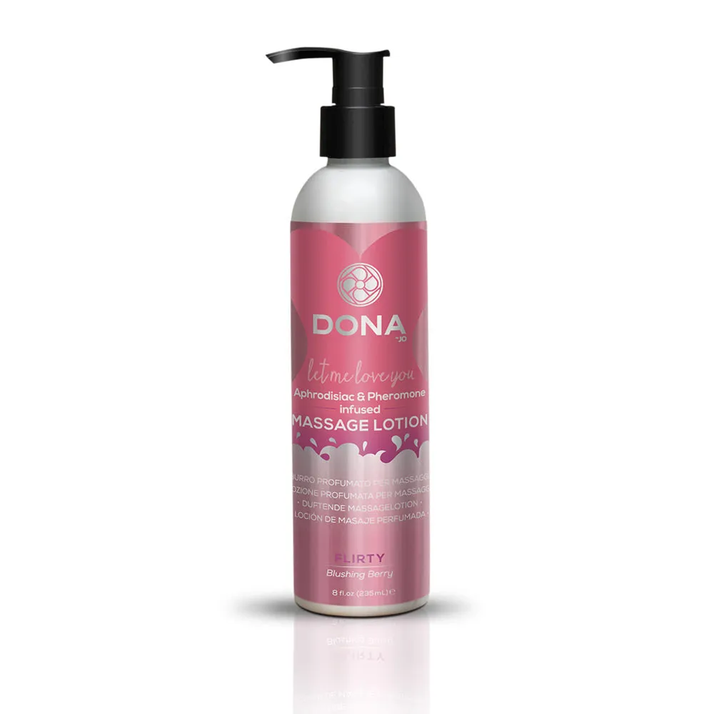 Dona Massage Lotion Flirty Blushing Berry 8 Oz.