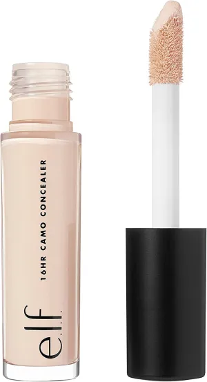 e.l.f. 16HR Camo Concealer, Full Coverage & Highly Pigmented, Matte Finish, Light Ivory, 0.203 Fl Oz (6Ml)