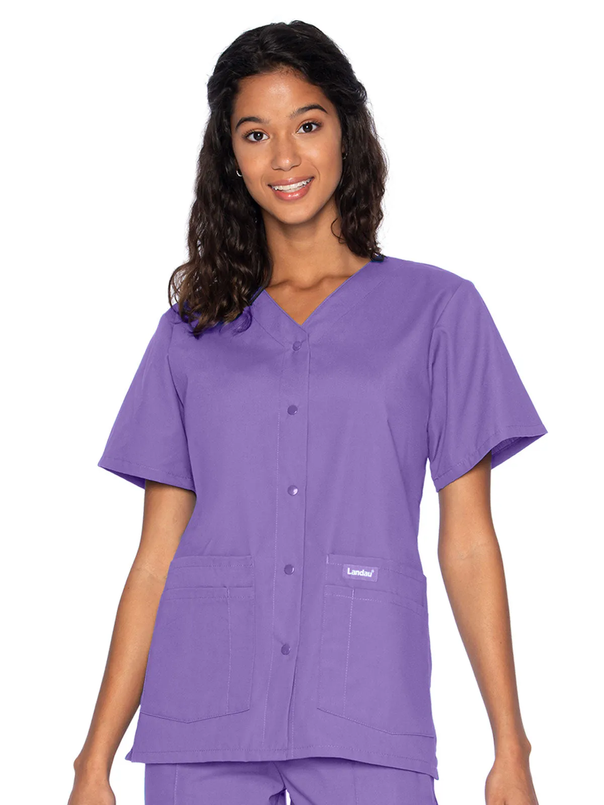 Essentials - Women's V-Neck Scrub Top