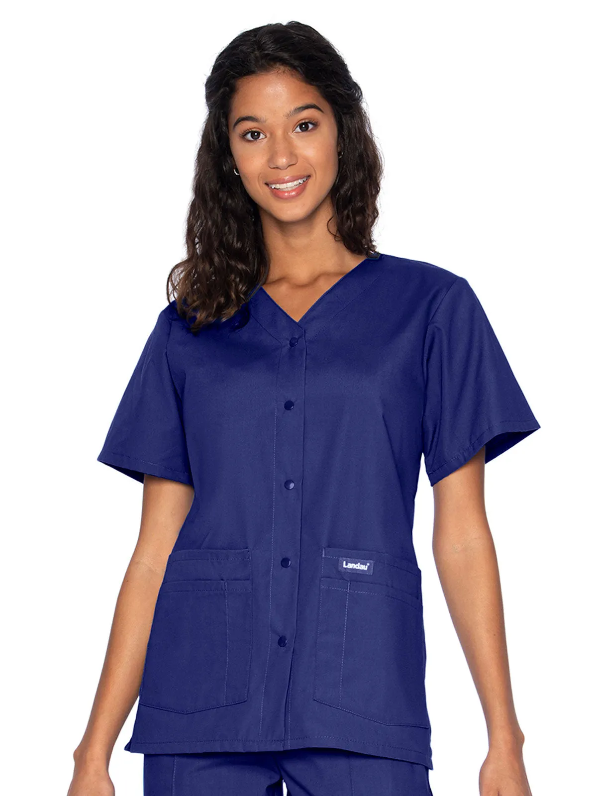 Essentials - Women's V-Neck Scrub Top