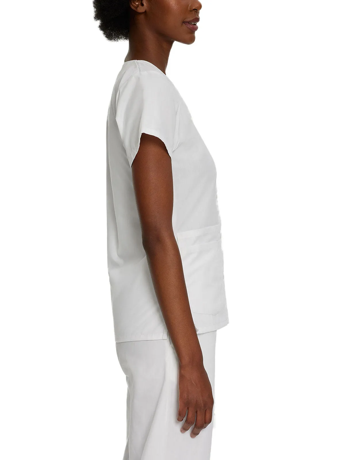 Essentials - Women's V-Neck Scrub Top