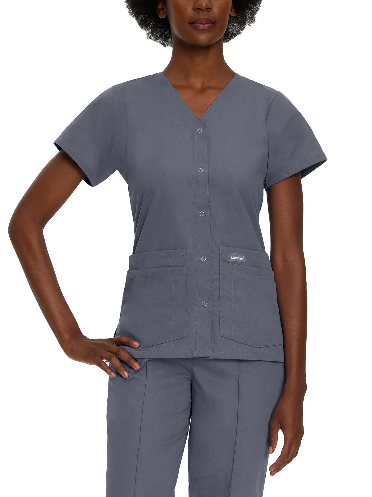 Essentials - Women's V-Neck Scrub Top