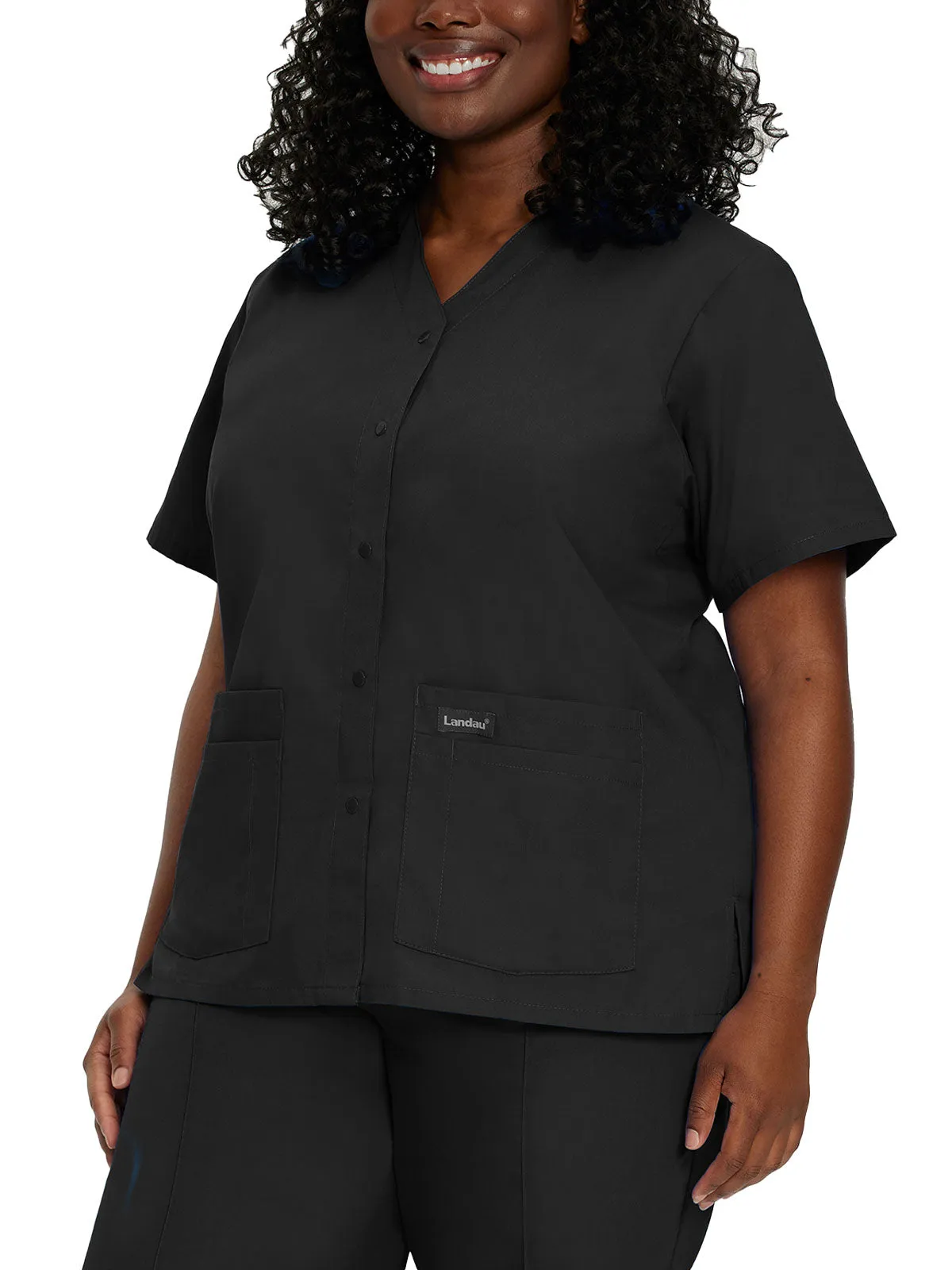 Essentials - Women's V-Neck Scrub Top