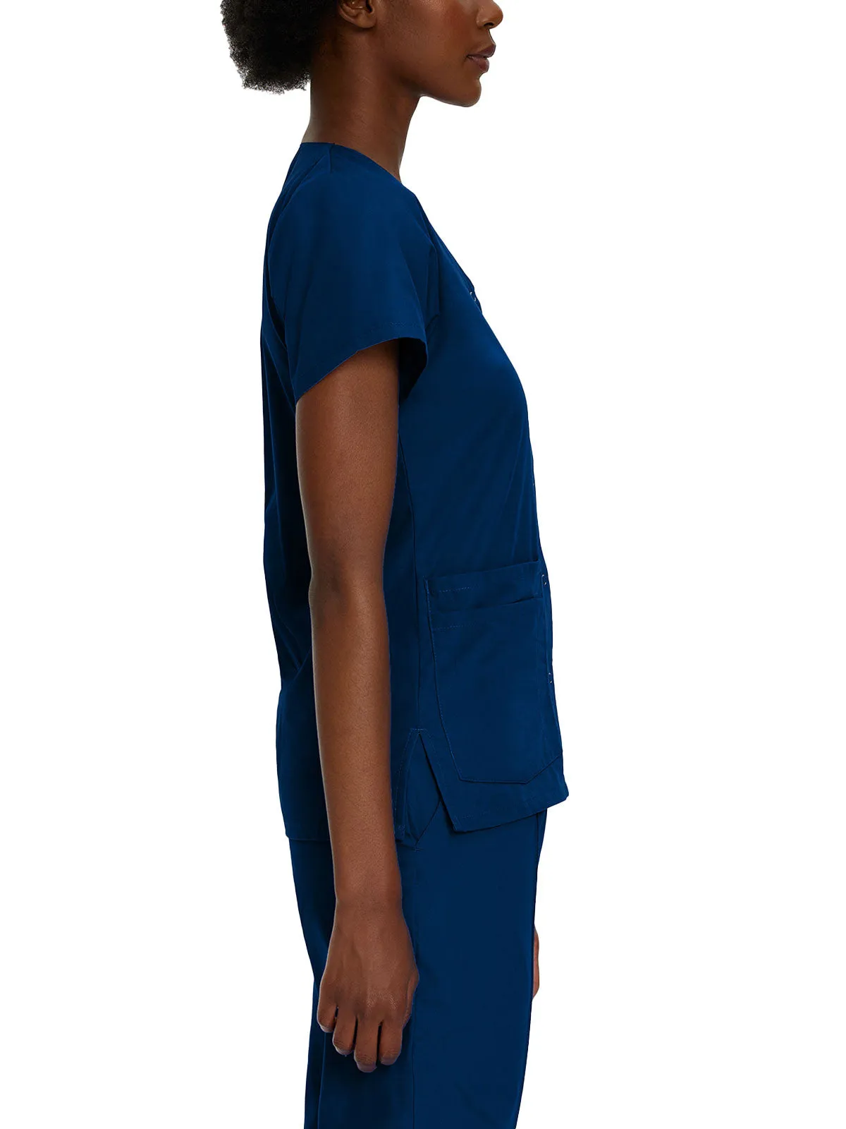 Essentials - Women's V-Neck Scrub Top