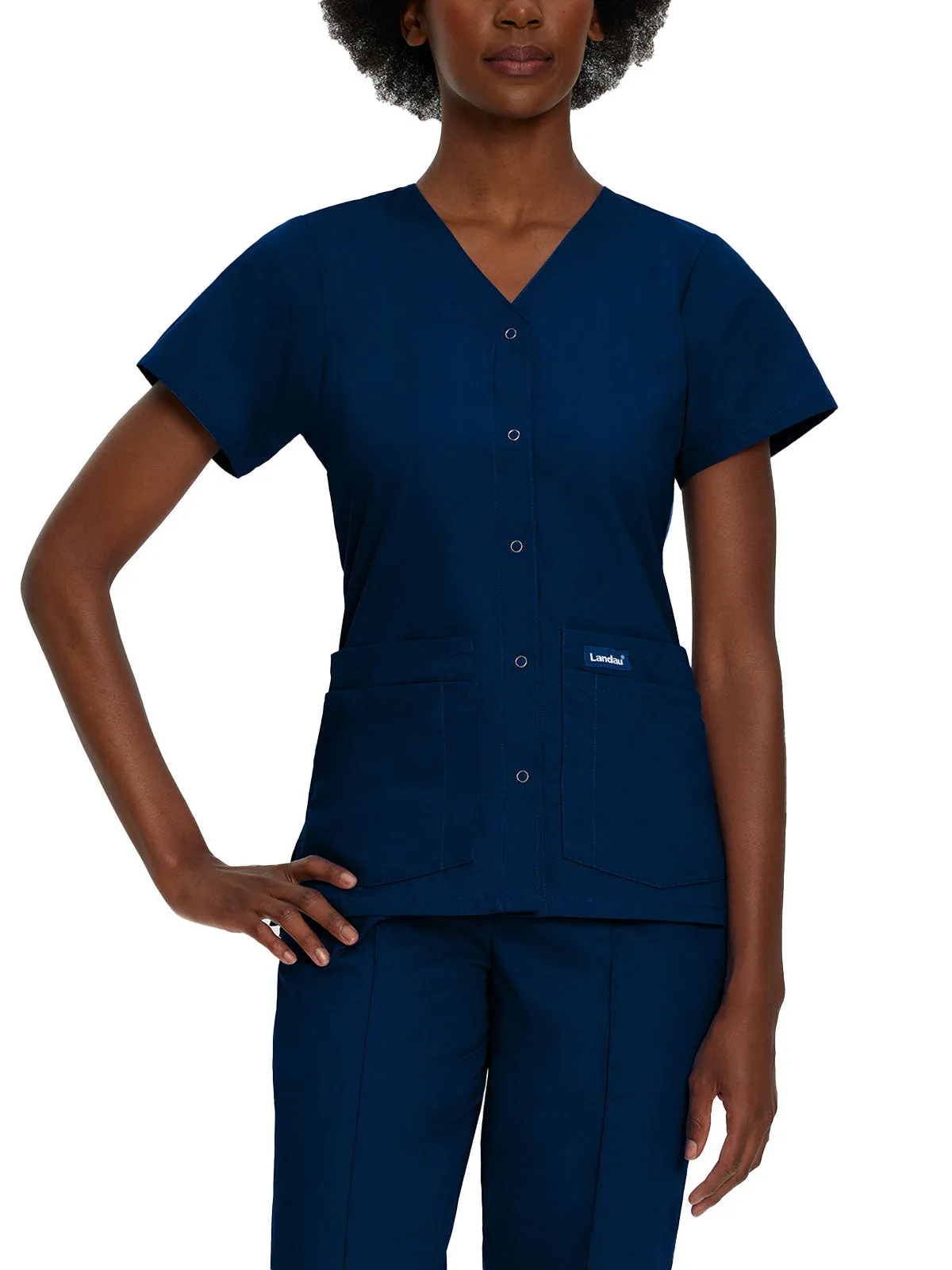 Essentials - Women's V-Neck Scrub Top
