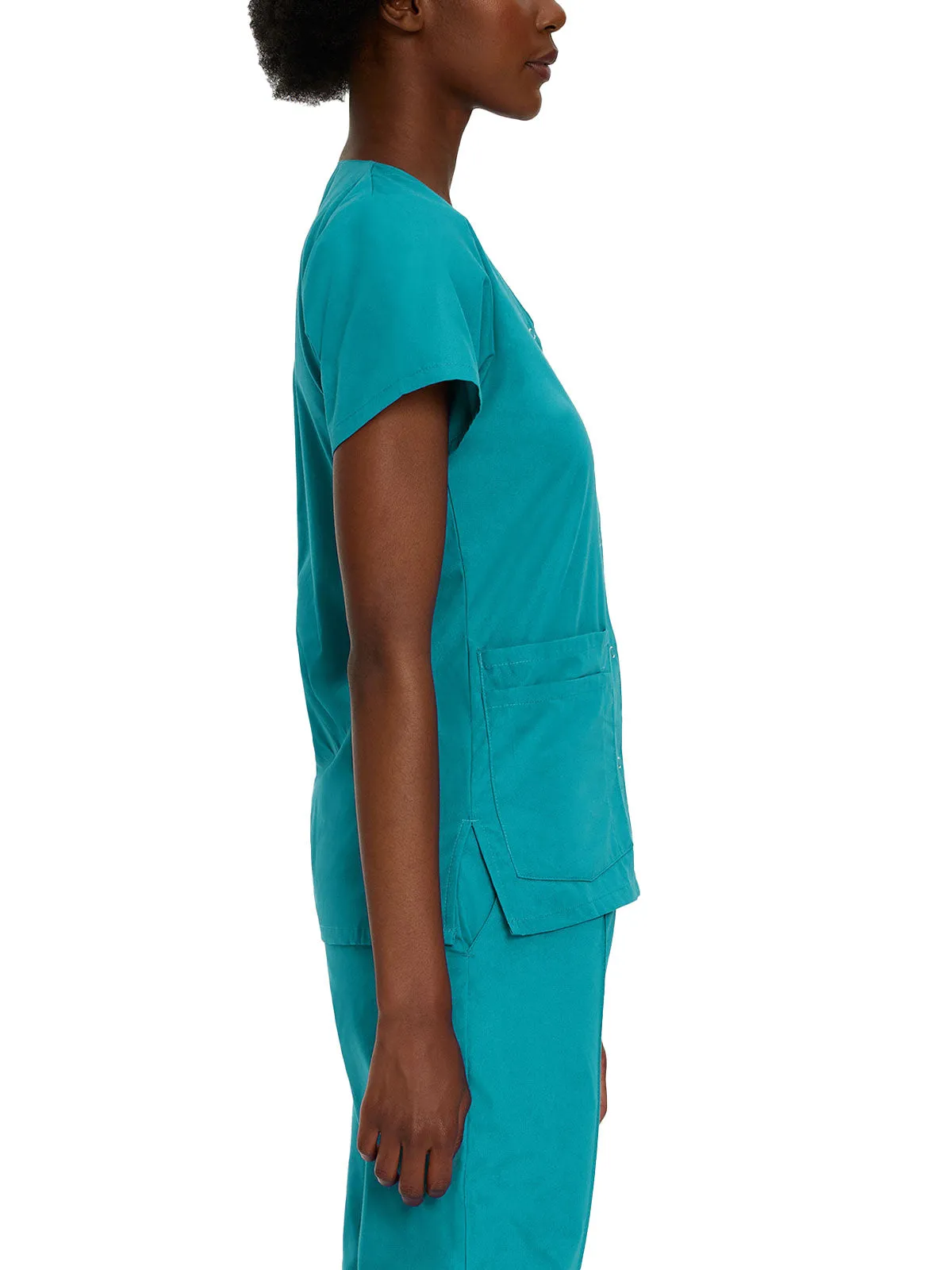 Essentials - Women's V-Neck Scrub Top