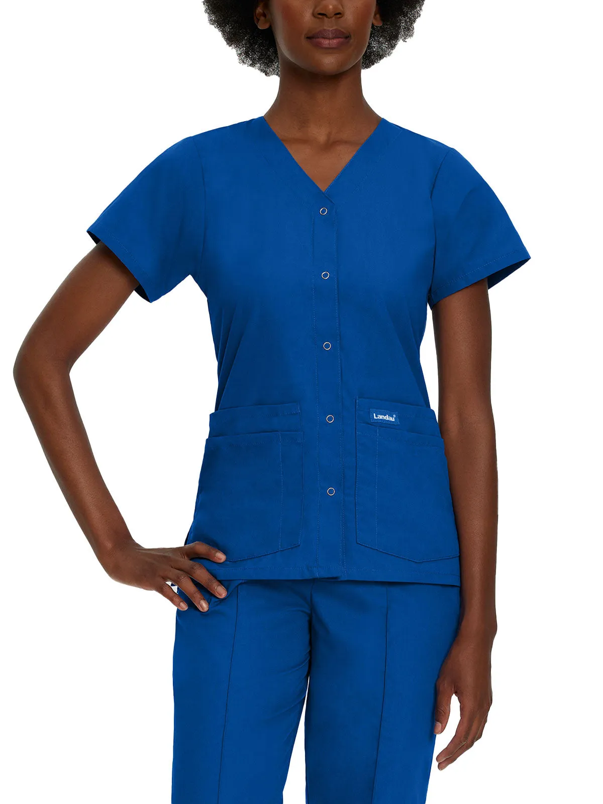 Essentials - Women's V-Neck Scrub Top