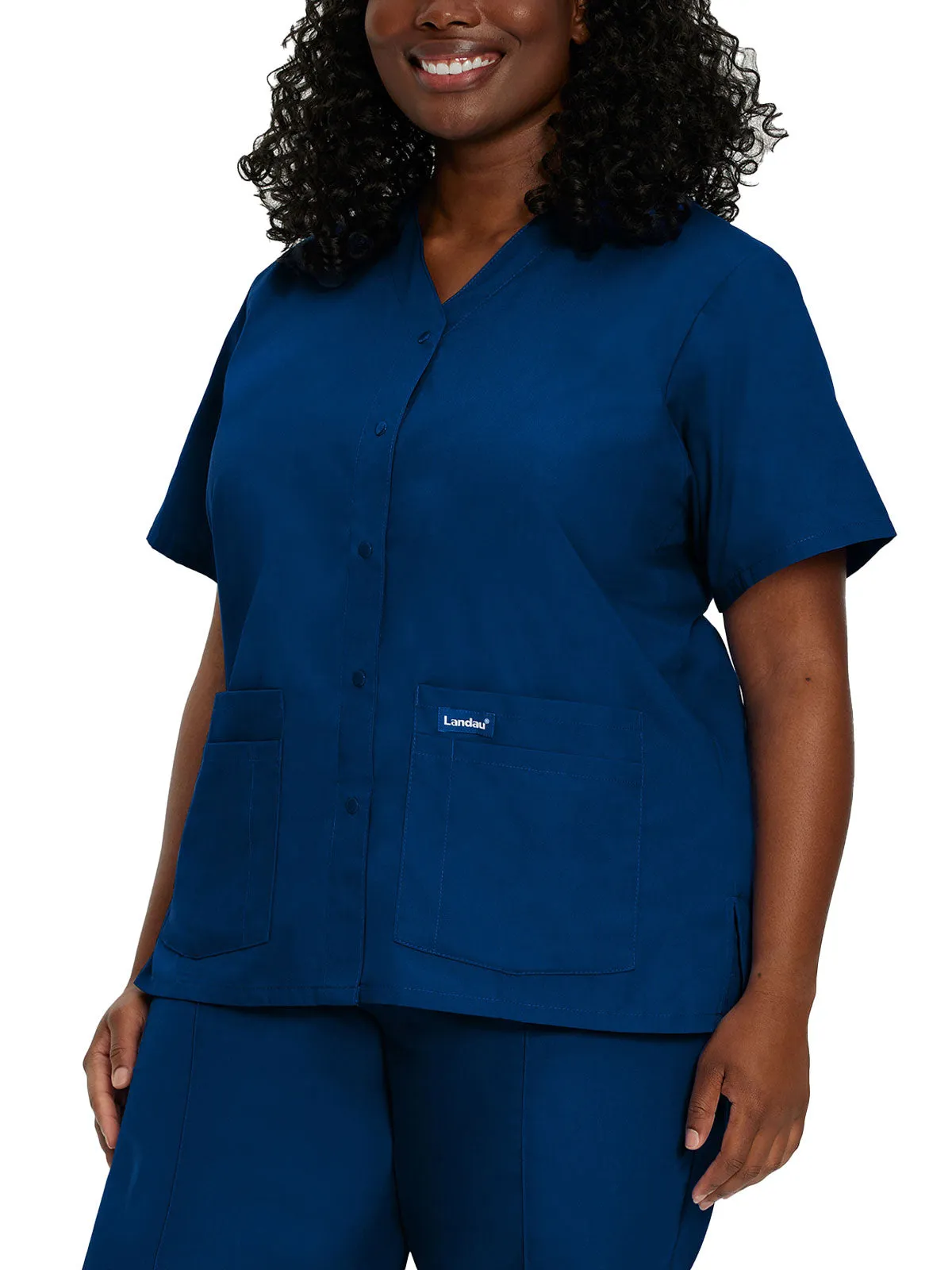 Essentials - Women's V-Neck Scrub Top