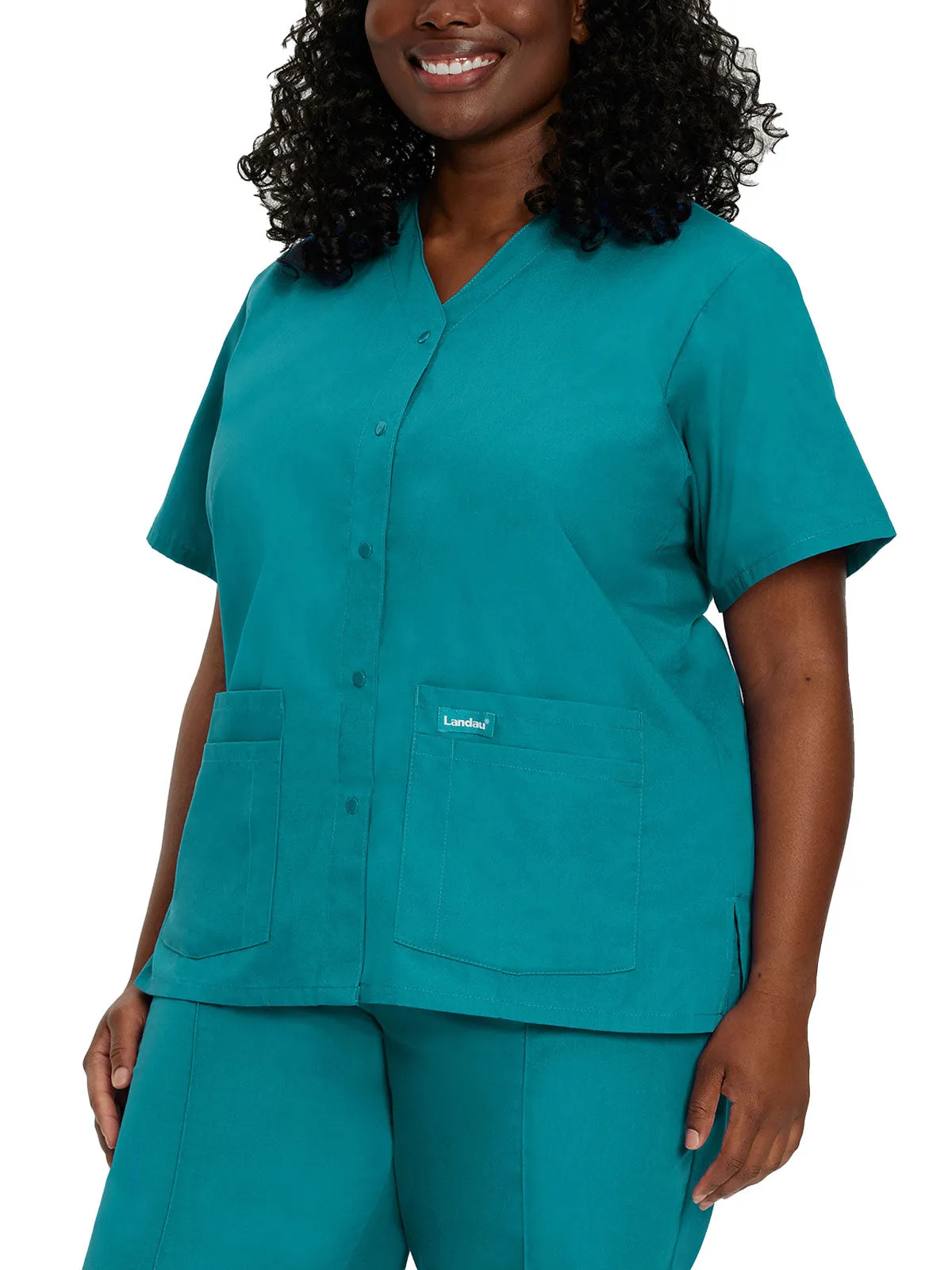 Essentials - Women's V-Neck Scrub Top