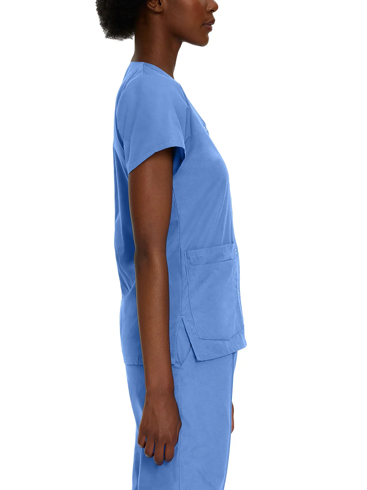 Essentials - Women's V-Neck Scrub Top