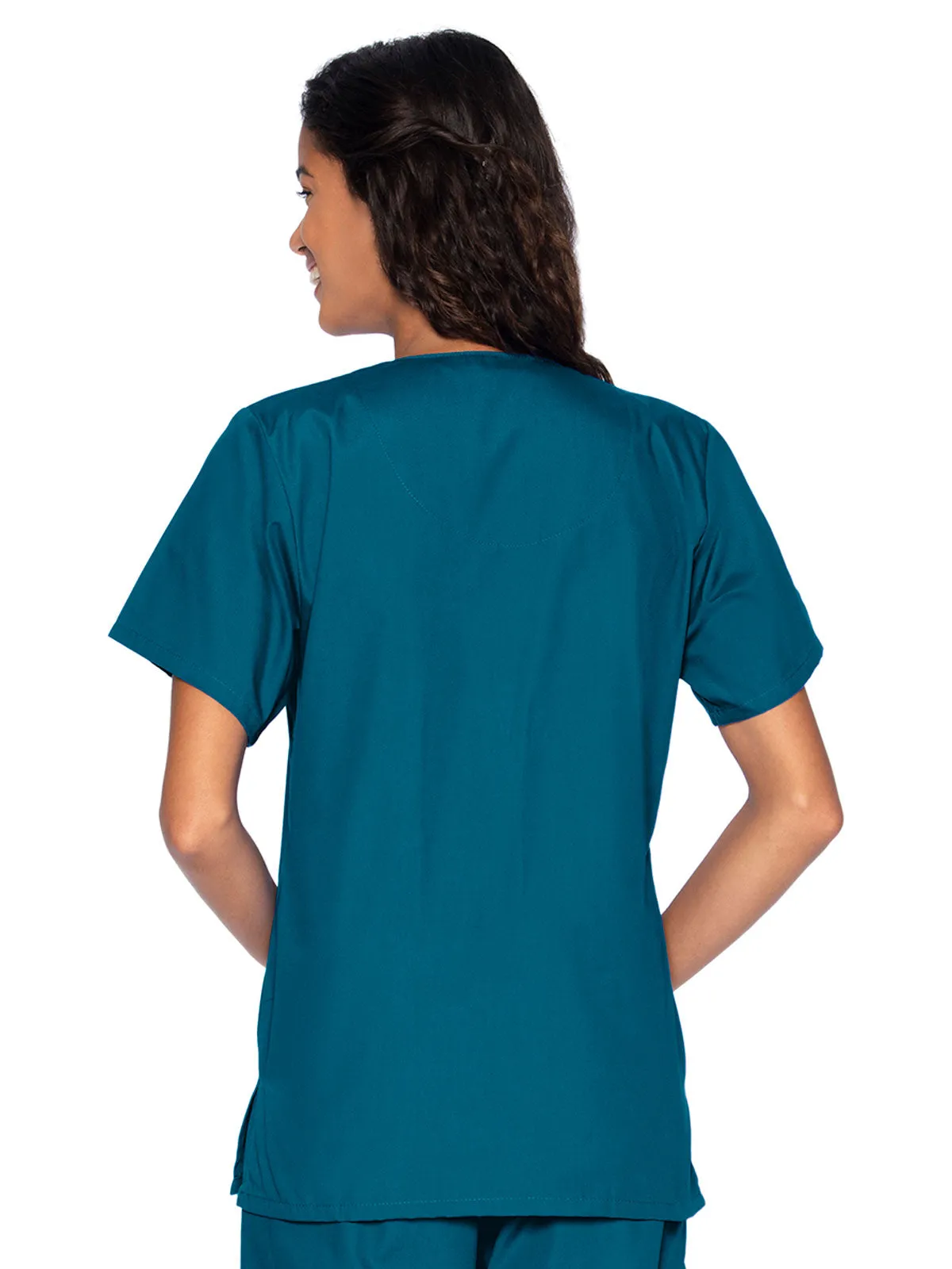 Essentials - Women's V-Neck Scrub Top