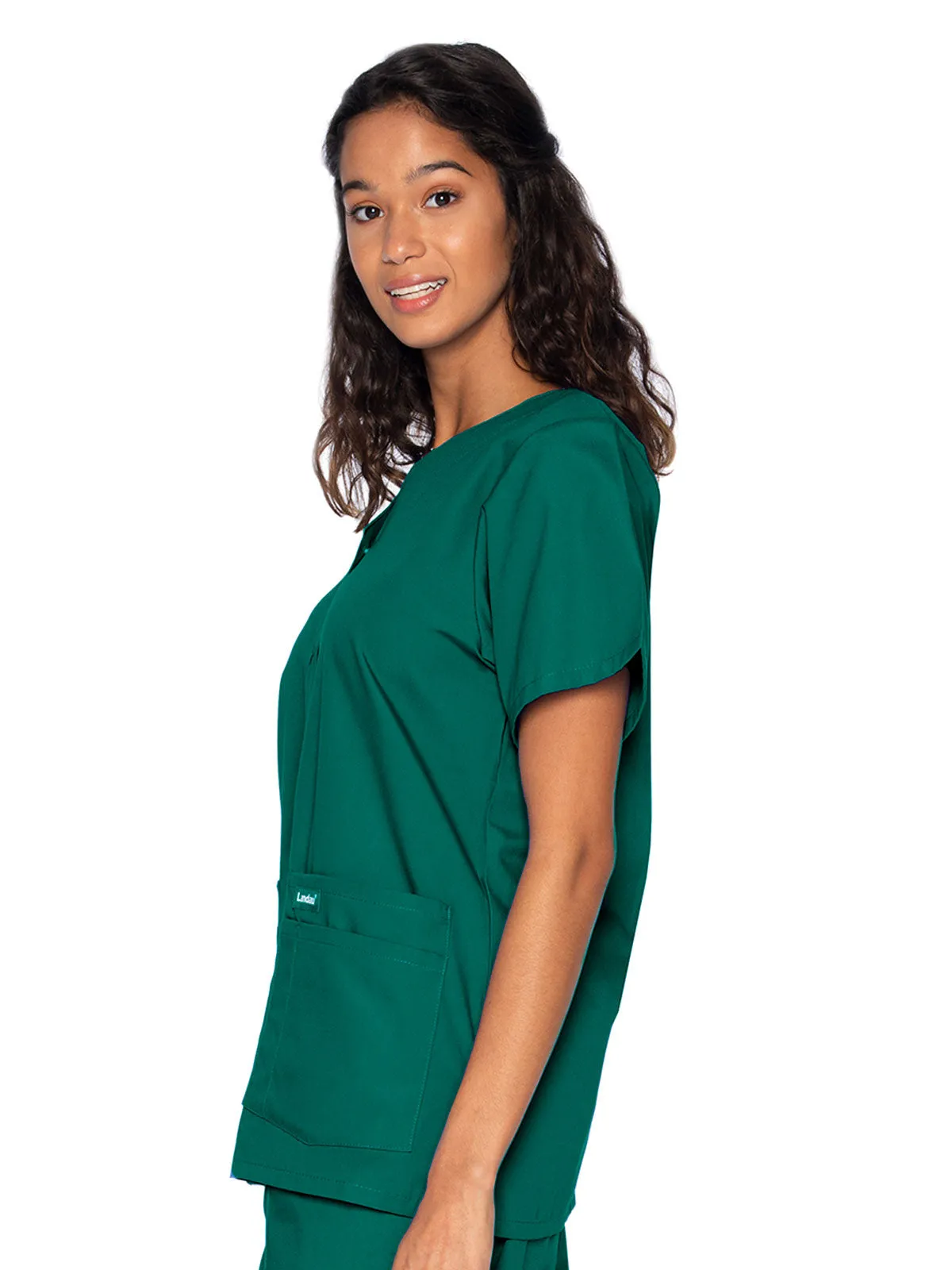 Essentials - Women's V-Neck Scrub Top