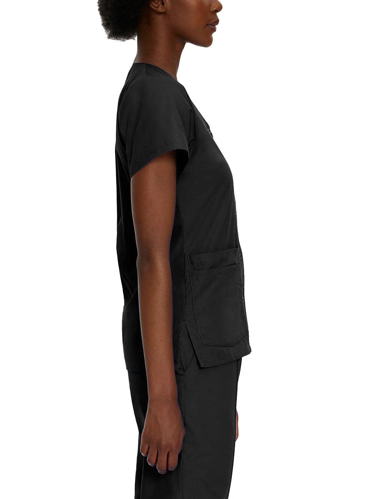 Essentials - Women's V-Neck Scrub Top