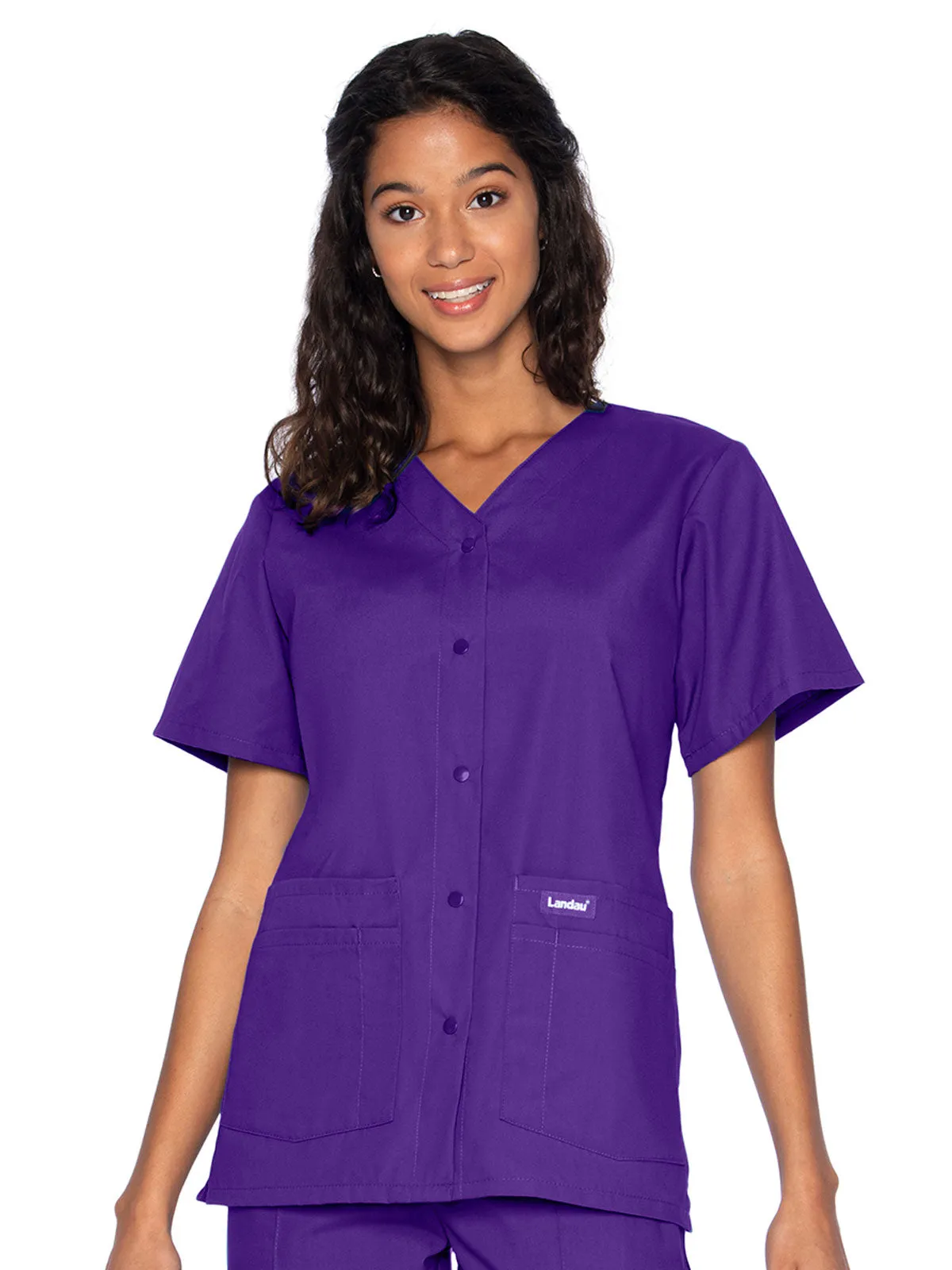 Essentials - Women's V-Neck Scrub Top