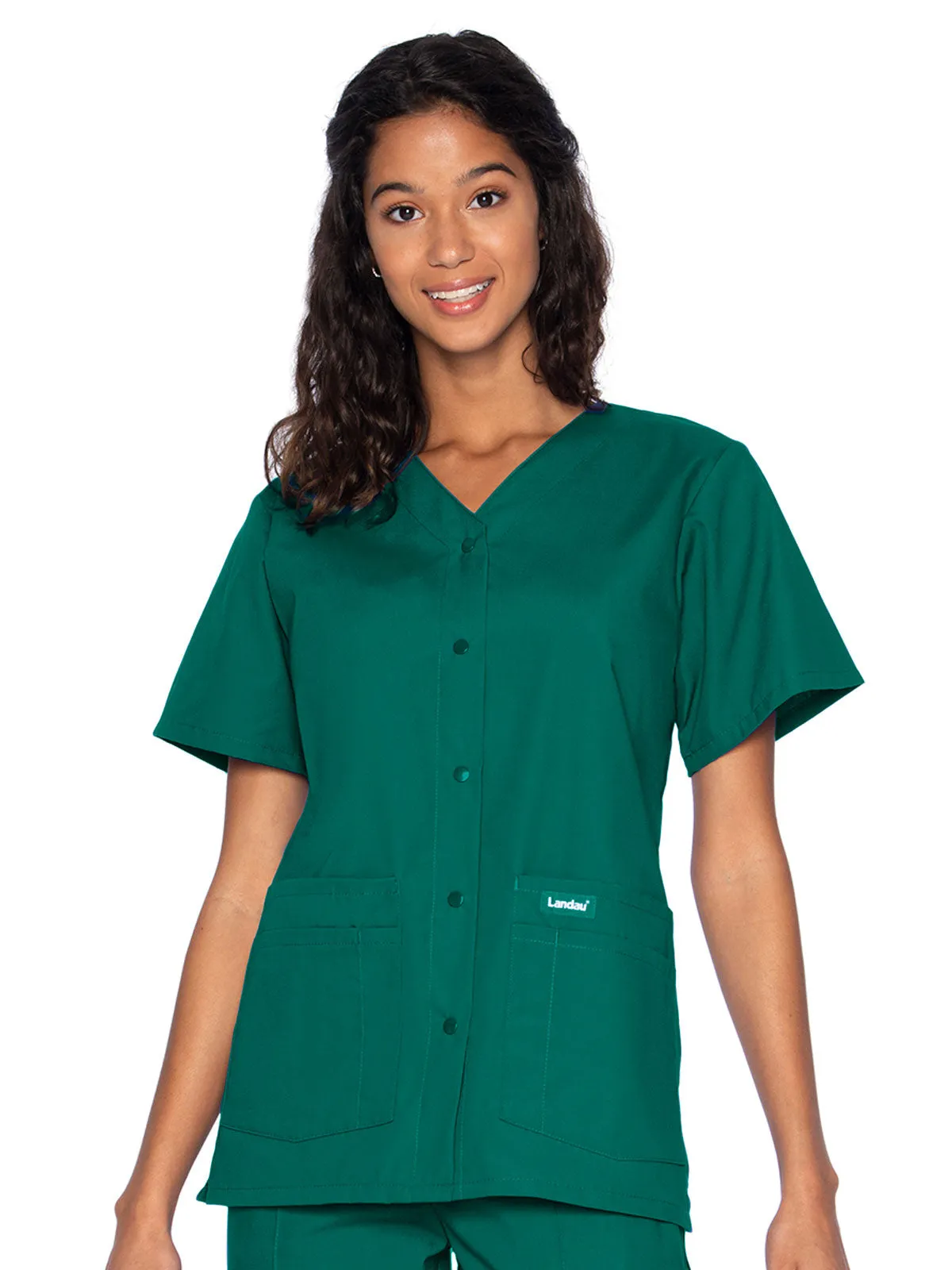 Essentials - Women's V-Neck Scrub Top