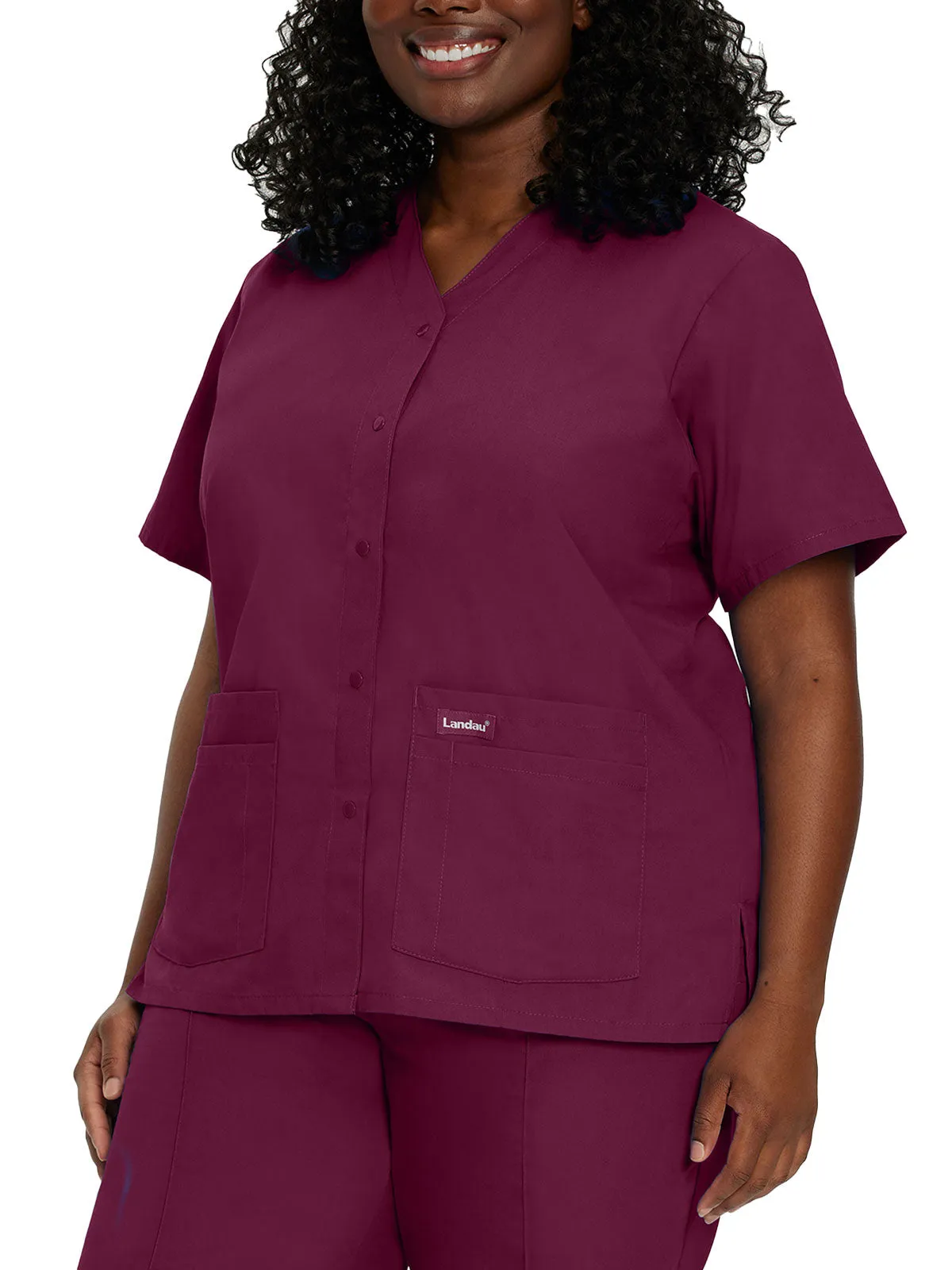 Essentials - Women's V-Neck Scrub Top