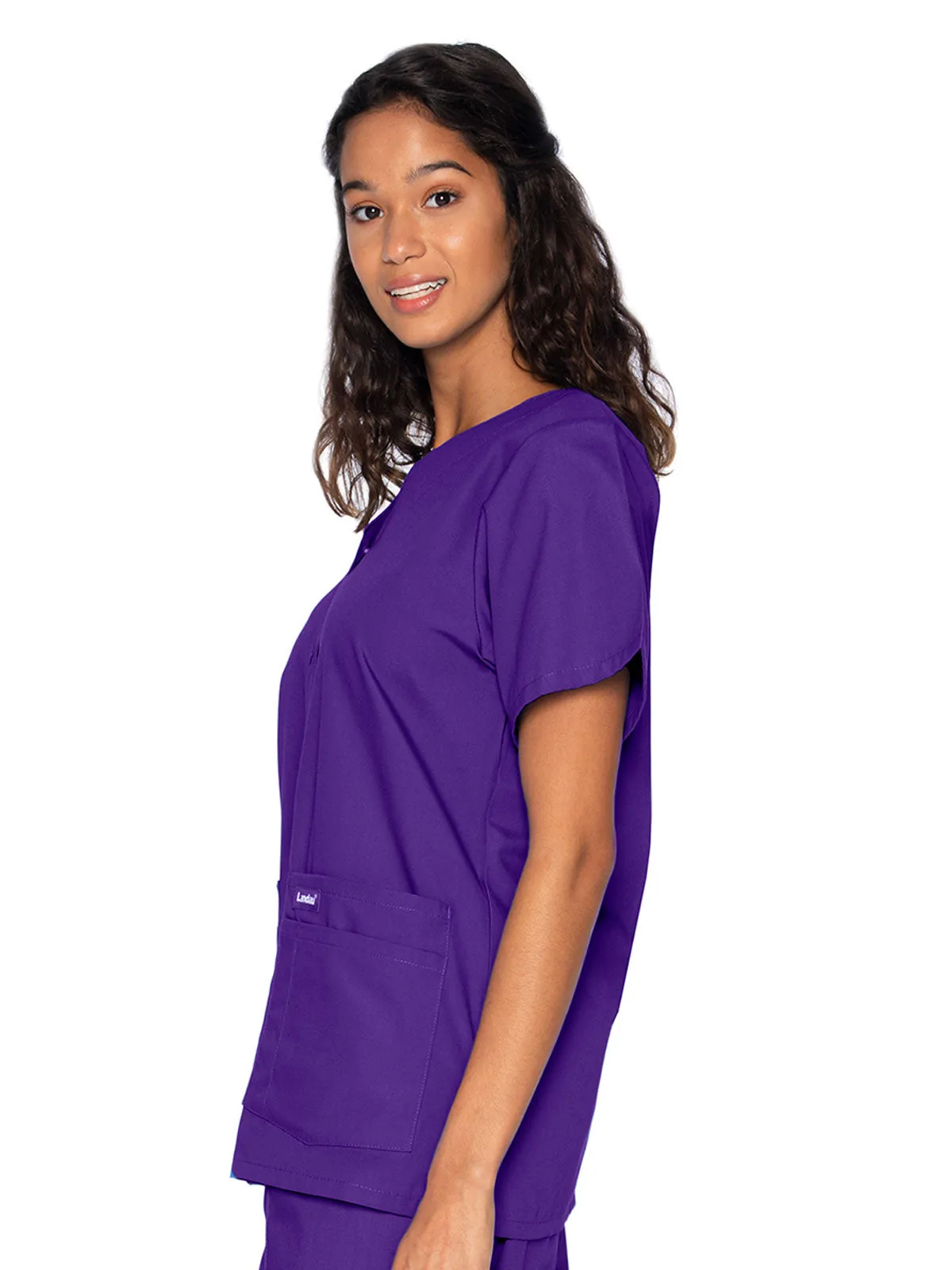 Essentials - Women's V-Neck Scrub Top