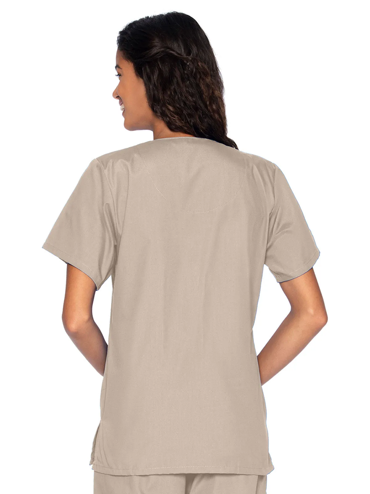 Essentials - Women's V-Neck Scrub Top