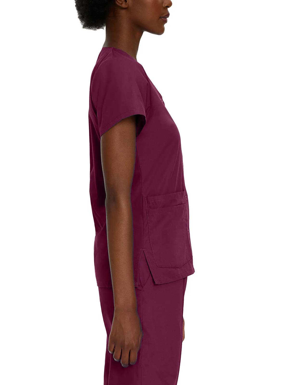 Essentials - Women's V-Neck Scrub Top