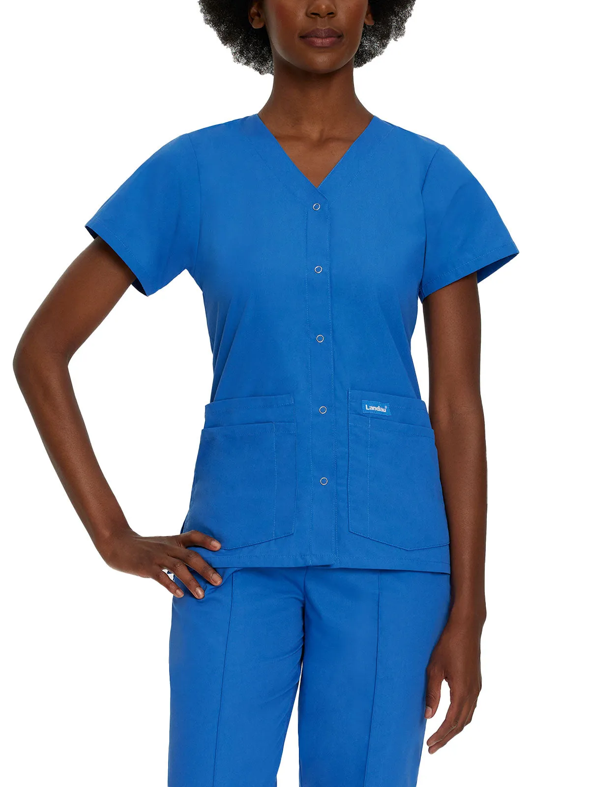 Essentials - Women's V-Neck Scrub Top