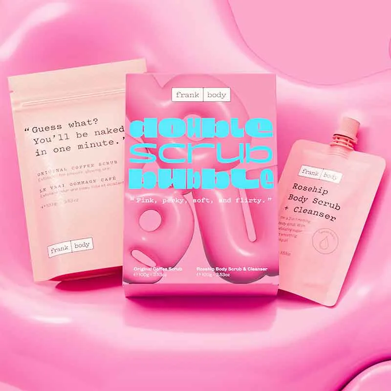 Frank Body Double Scrub Bubble Gift Set Discontinued