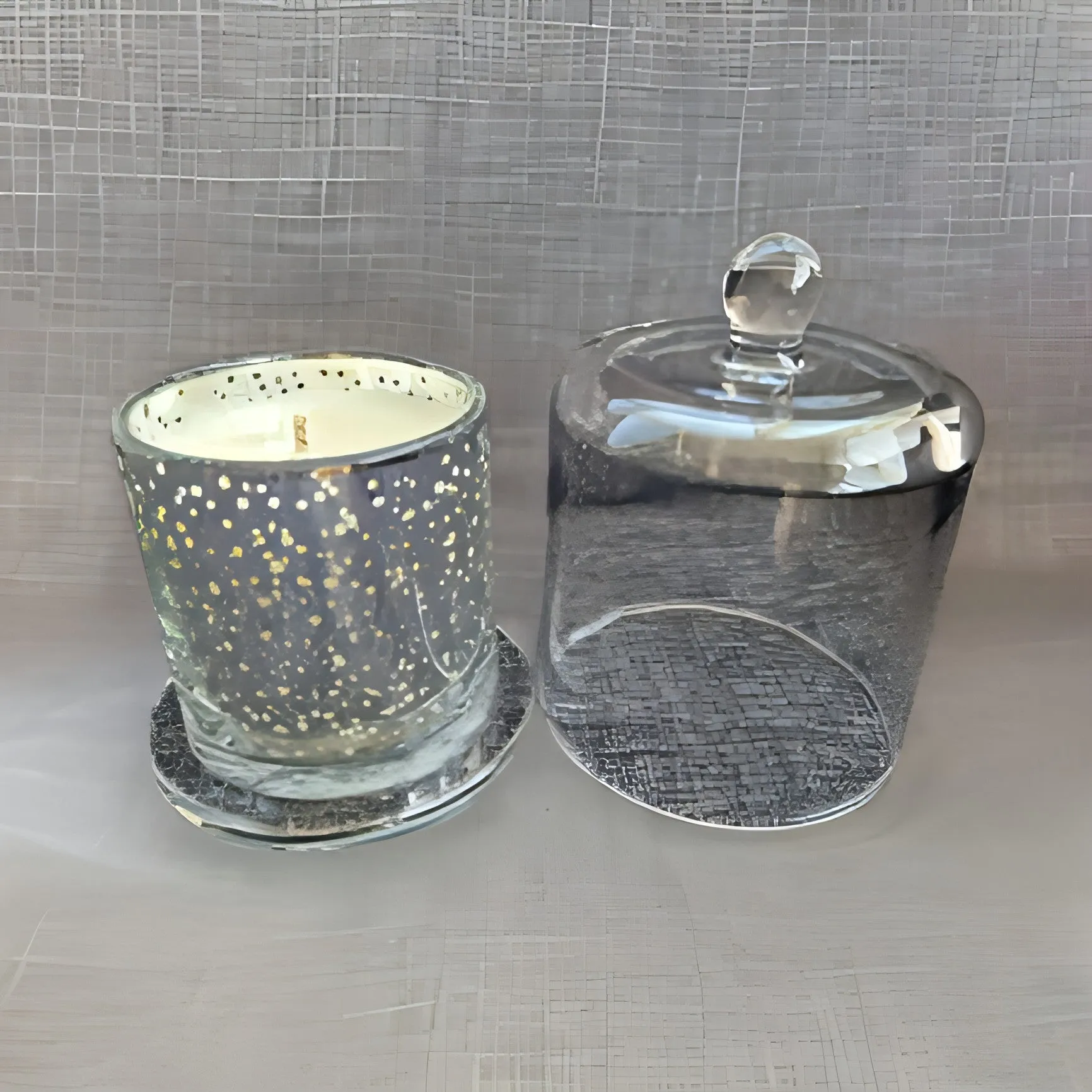 Glass Bell Jar Candles