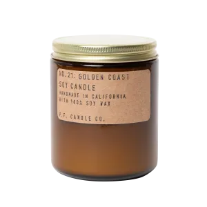 Golden Coast Amber Jar Soy Candle